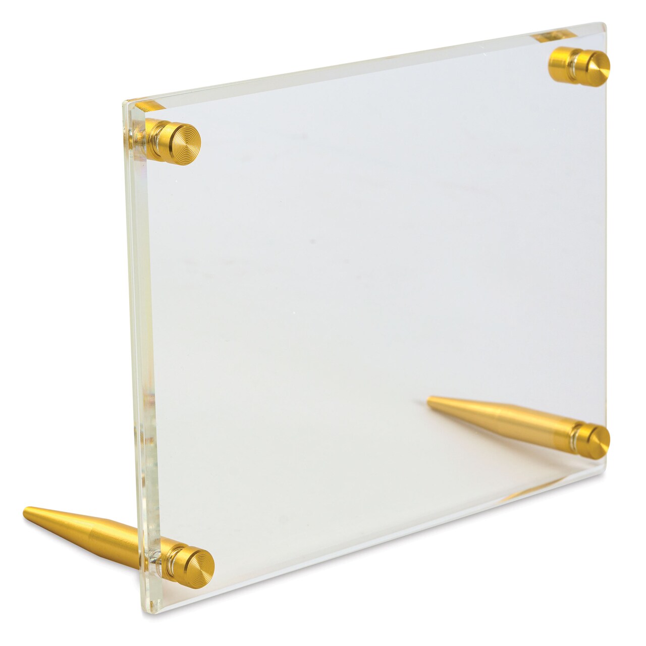 Wexel Art Acrylic Panel Frame - Tabletop, Gold Hardware, 4" x 6"